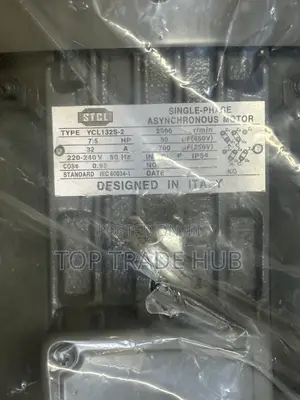 STCL Asynchronous Electric Motor 7.5hp Single Phase High/Low Speed