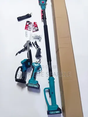 48v Cordless Tool Set 6" Mini Chainsaw, an Electric Pruning Saw.