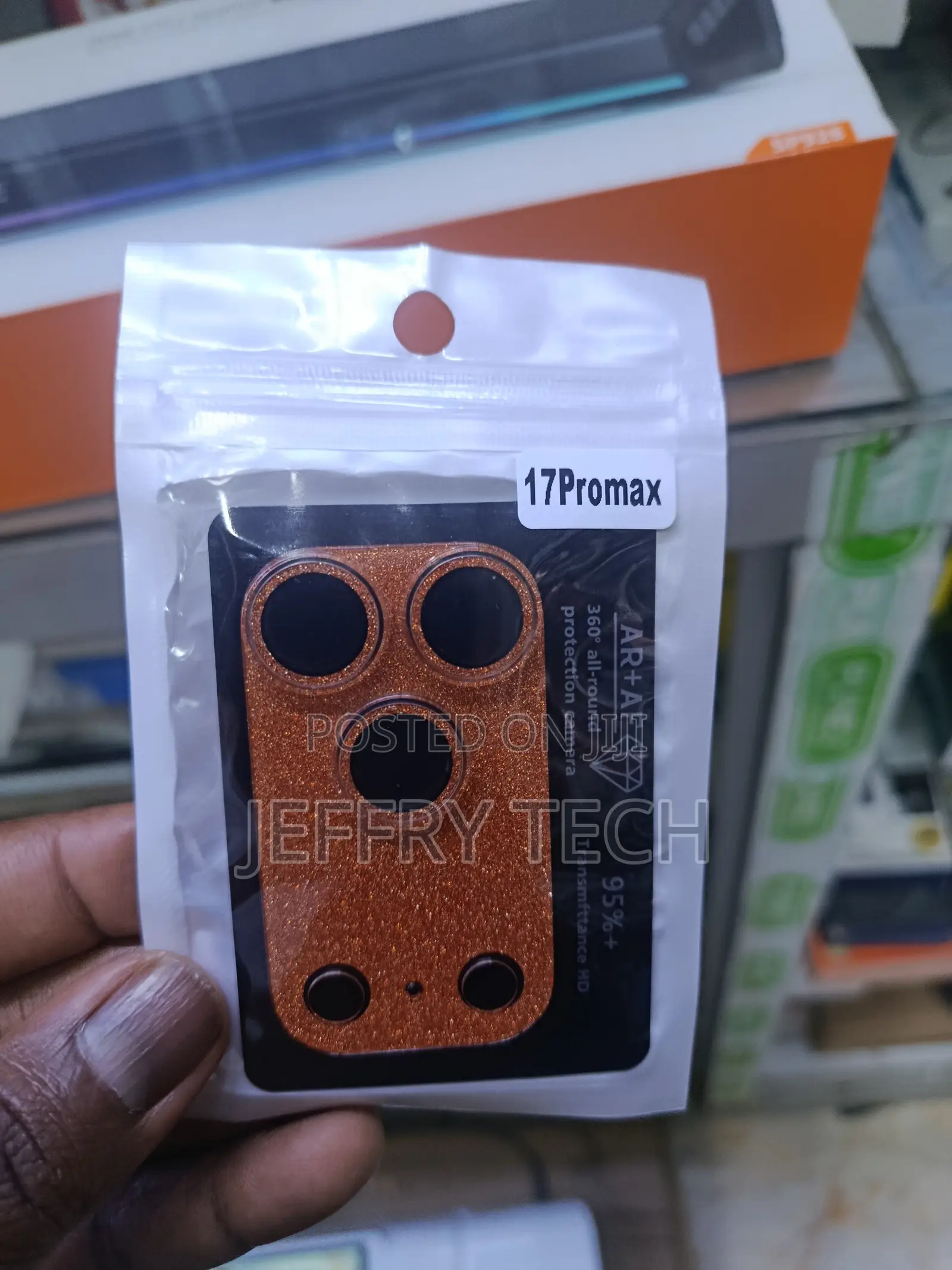 iPhone 17 Pro Max and Features a Distinctive Orange Sparkle Finish.