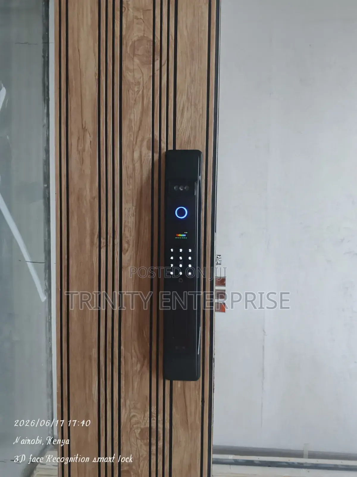 3d Face Recognition Digital Smart Lock Fingerprint Password Door Lock