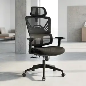 Office Chair; High Back Orthopedic Mesh Office Seat