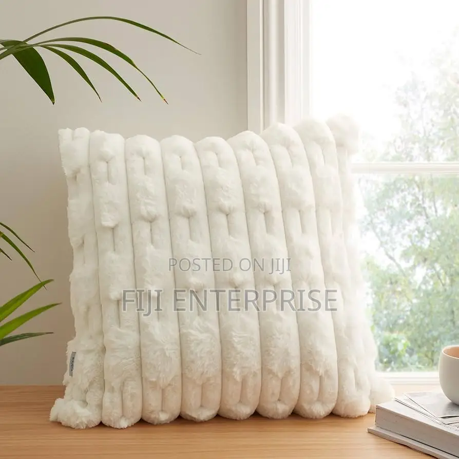 Rabbit Faux-Fur Cushion Covers – Soft, Luxurious Instantly Elegant