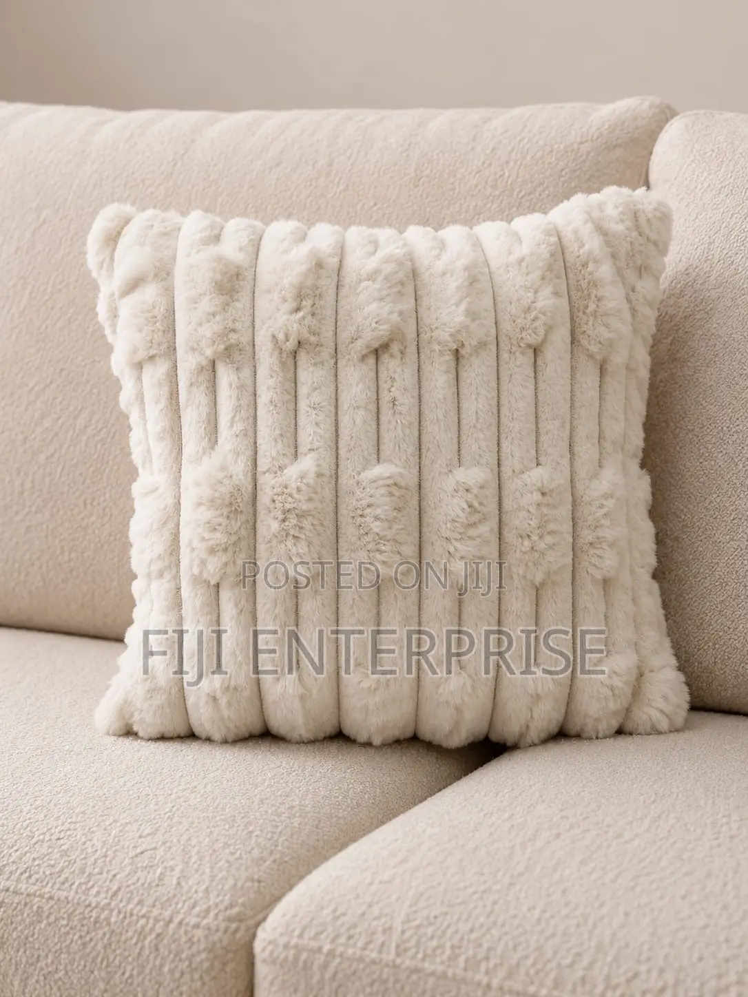 Rabbit Faux-Fur Cushion Covers – Soft, Luxurious Instantly Elegant