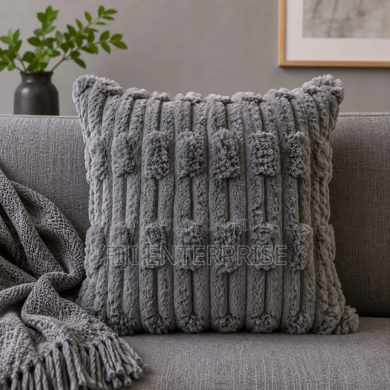 Rabbit Faux-Fur Cushion Covers – Soft, Luxurious Instantly Elegant