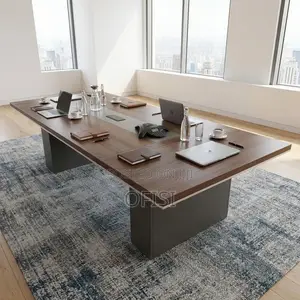 Boardroom Table; 12 Seater Rectangular Office Boardroom Table