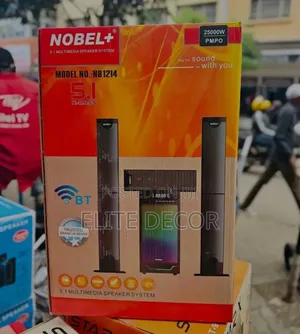 Nobel Nb-1214 5.1ch Home Theatre System – Super Bass Bluetooth Tallboy