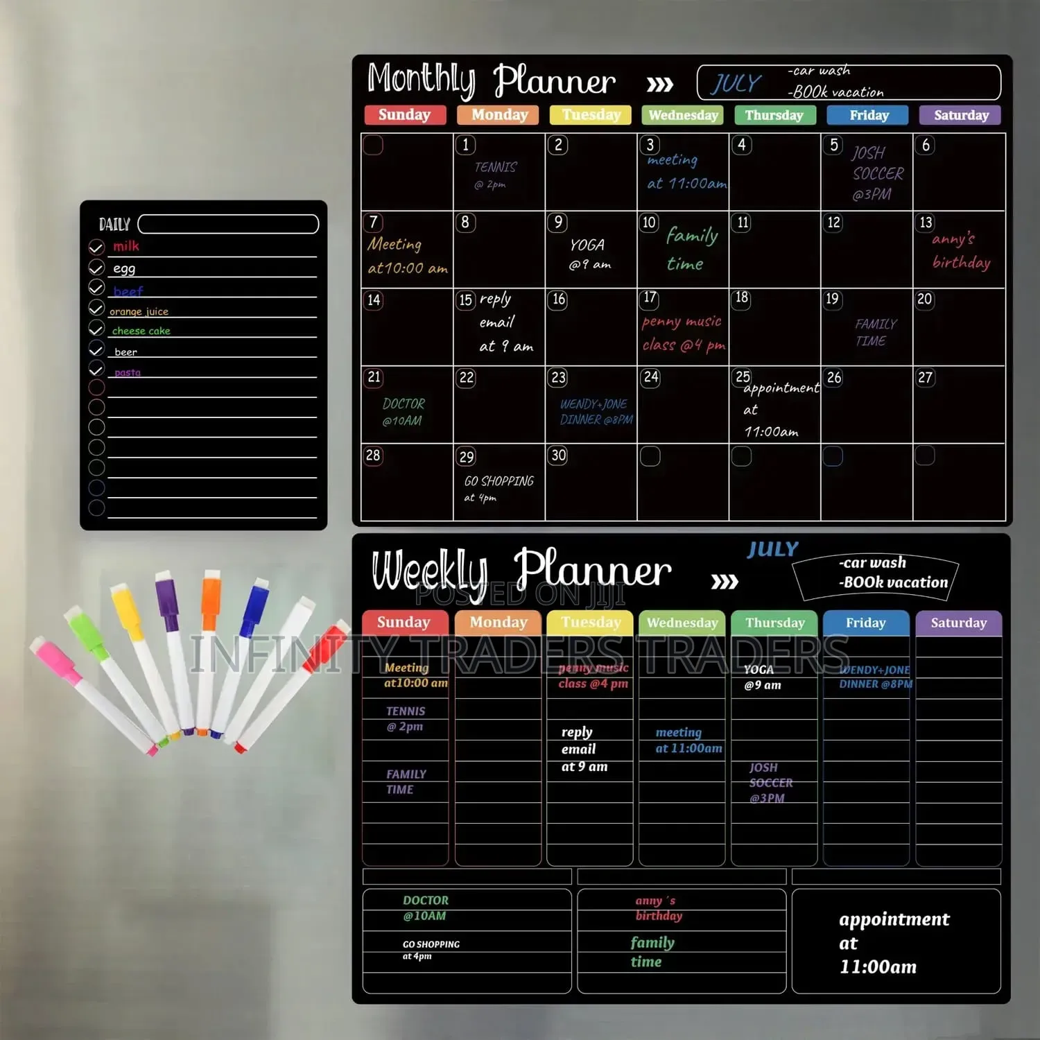 Monthly Weekly Planner Set