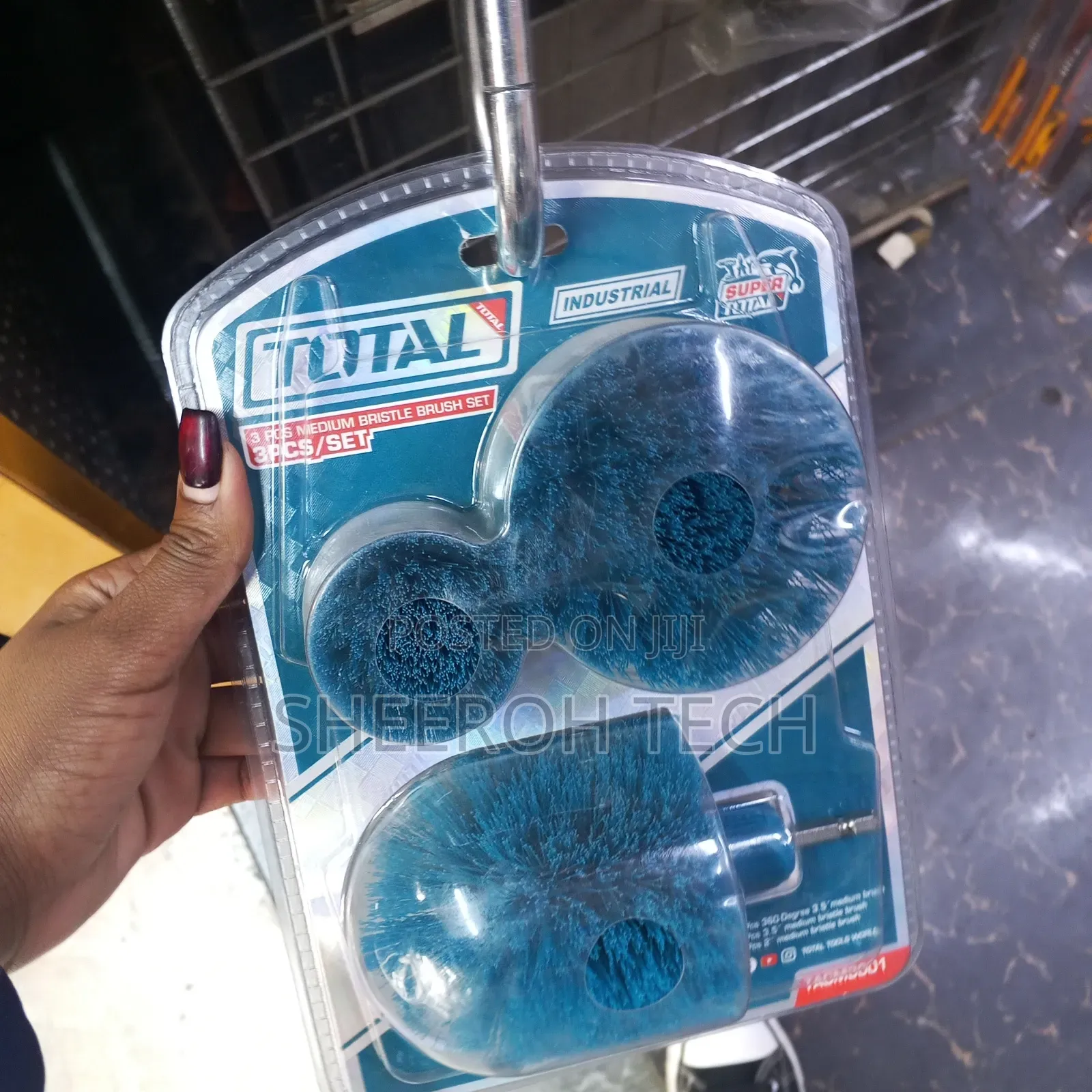 3pcs Bristle Drill Brush