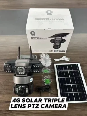 4g Solar Powered Triple Lens Camera Wifi Enabled