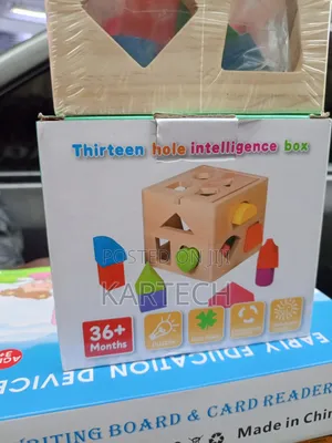 Intelligence Box Learning Toy With Colorful Blocks
