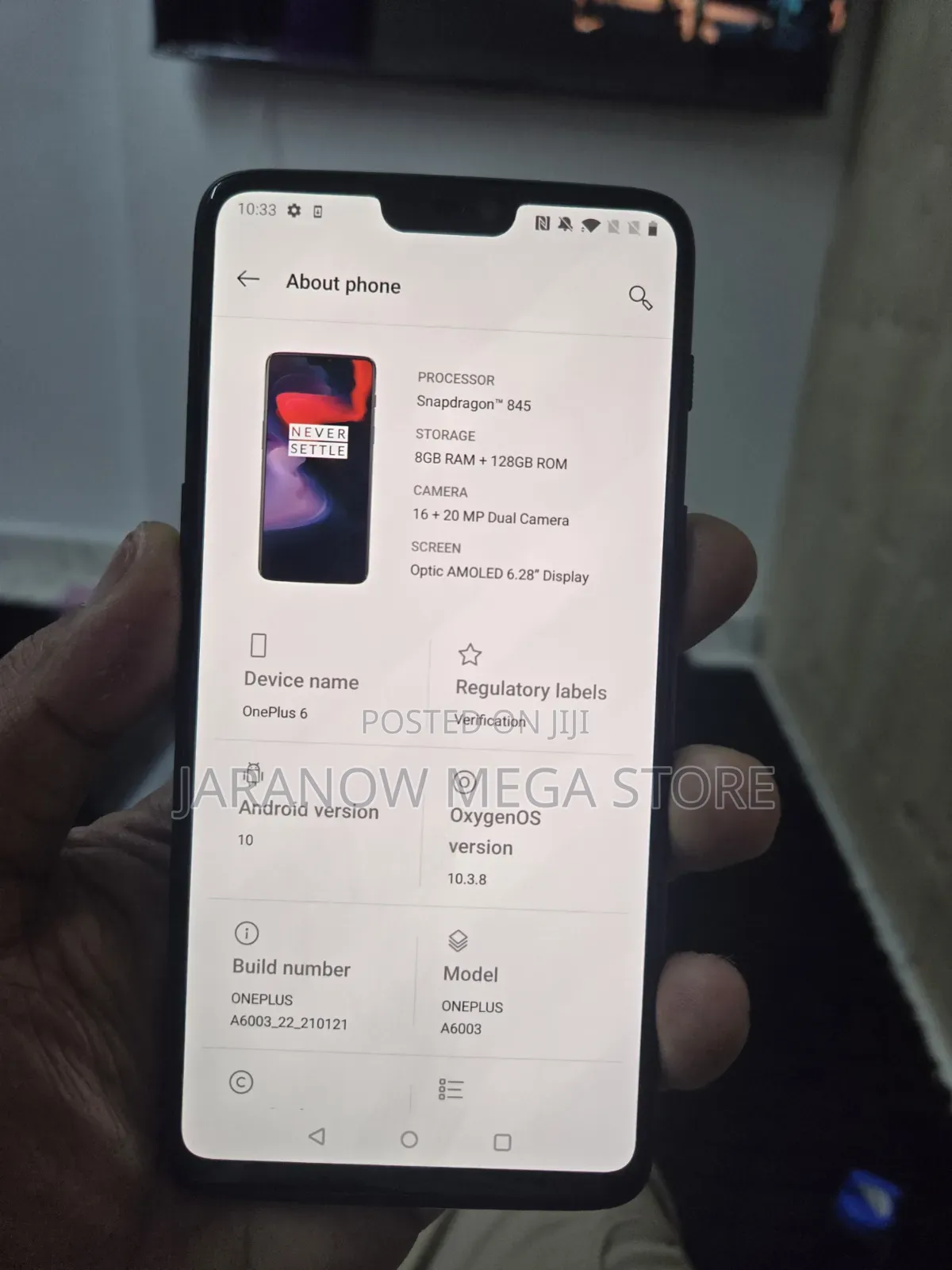 OnePlus 6 128 GB Black