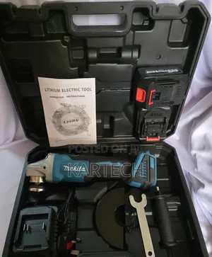 Makita Rechargeable 198v Lithium-Ion Angle Grinder Power Tool Kit