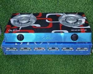 2 Burner Glass Designed Table Top Gas Cooker - Olelon Brand