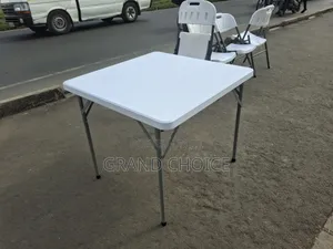 1m Square Foldable Table