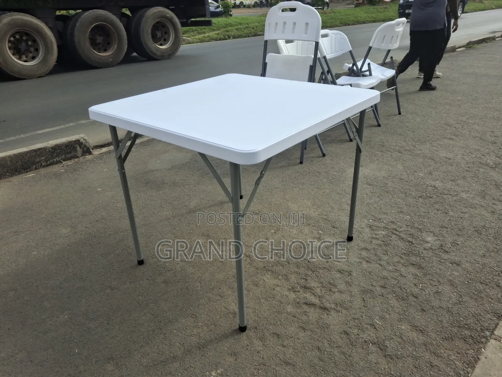 1m Square Foldable Table
