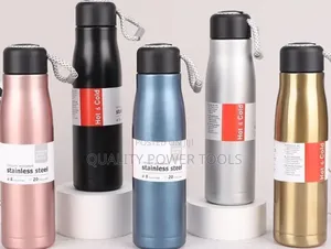 Stainless Steel Water Bottle Flask With Double-wall Vacuum Insulation