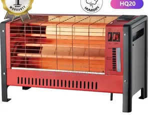 Nunix Hq20 3-Sided Quartz Room Heater Featuring a Built-in Humidifiers