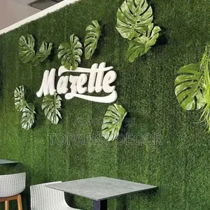 10mm Wall Ascends Artificial Green Grass Carpet