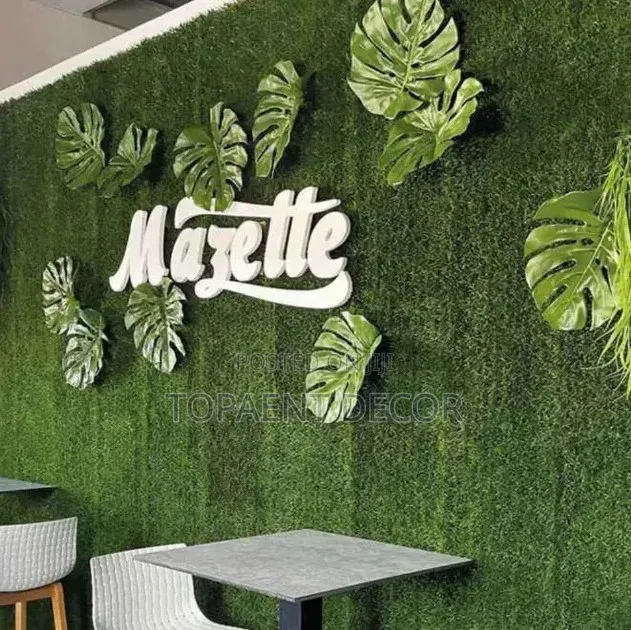 10mm Wall Ascends Artificial Green Grass Carpet
