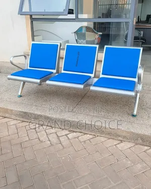 Heavy Duty Padded Waiting Bench 3 Seater