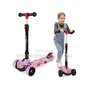 Kids Scooter for Age 3-12. Toddler Scooter With 4 Adjustable Heights