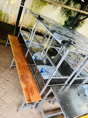 Dining Hall School Tables and Chairs . Stainless Steel