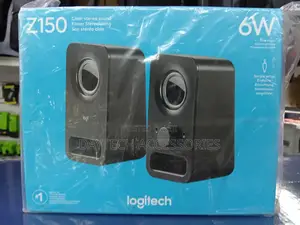 Logitech - Z150 2.0 Multimedia Speakers (2-Piece) - Black