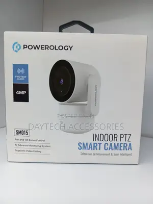 Powerology Indoor PTZ Smart Camera, Model Sm015.