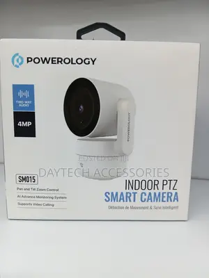 Powerology Indoor PTZ Smart Camera, Model Sm015.
