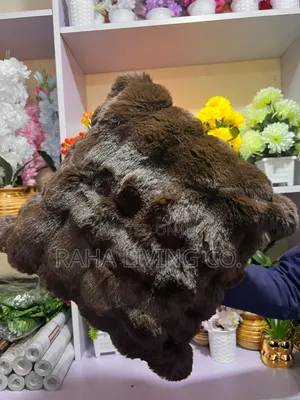 Rabbit Fur Throw Cushion Cover Pillow | 45x45cm