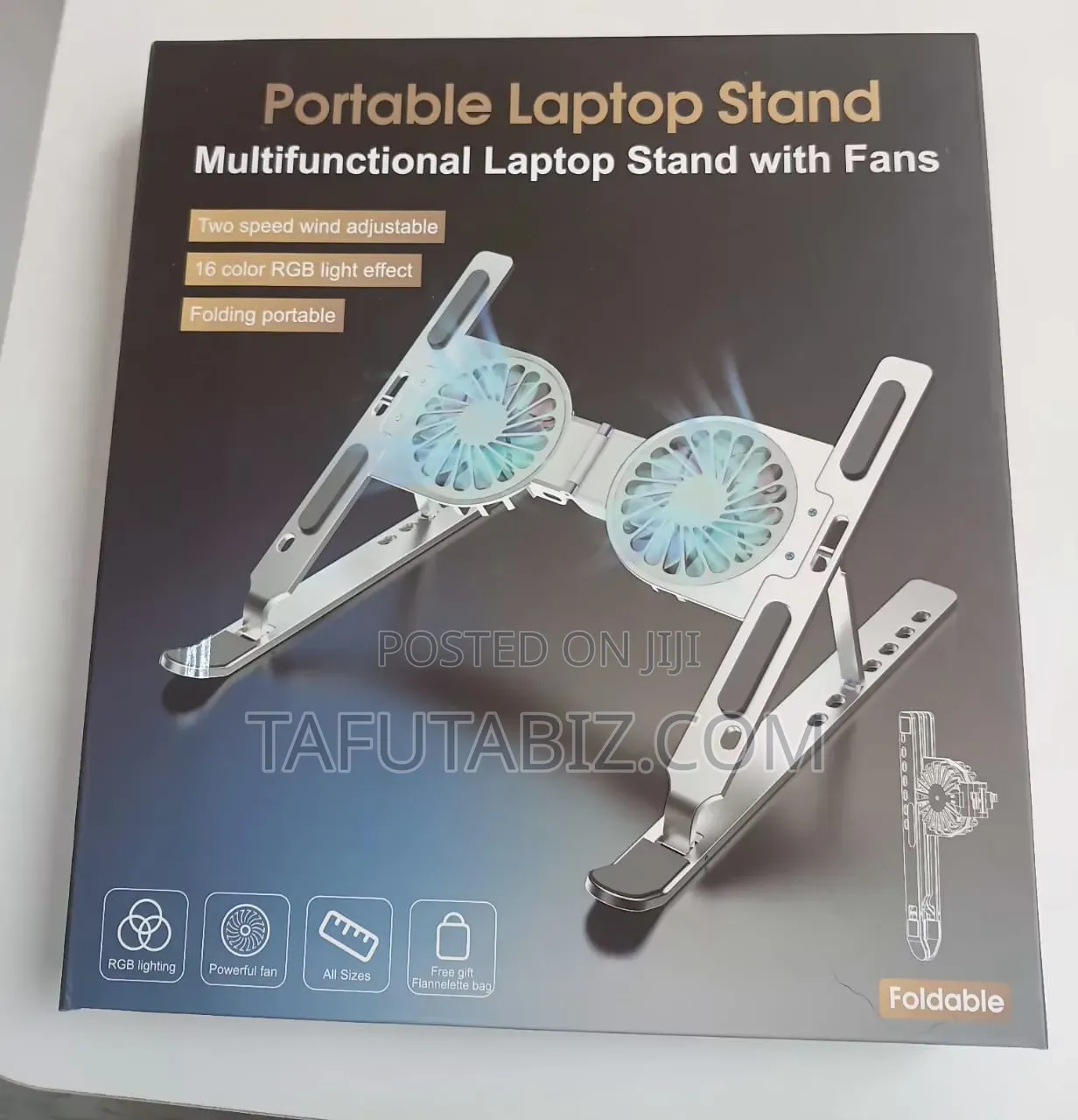 Portable Laptop Stand With Fans