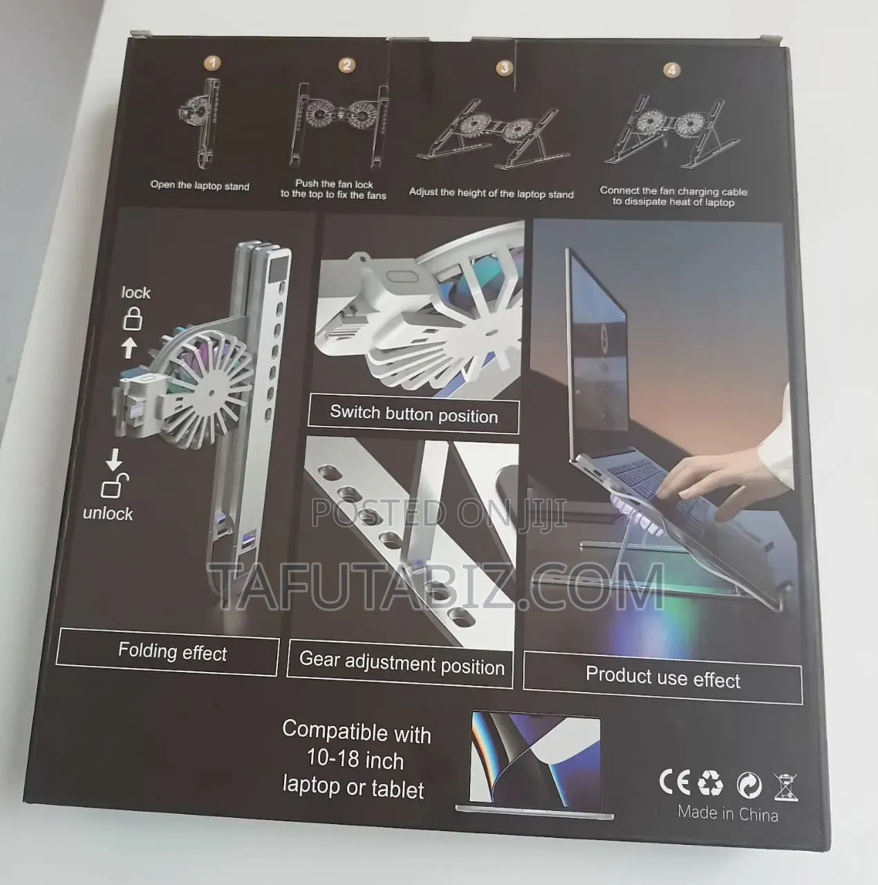 Portable Laptop Stand With Fans