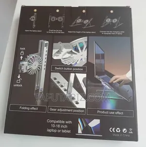 Portable Laptop Stand With Fans