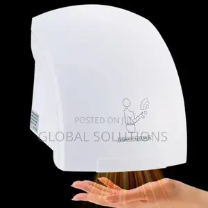 White Plastic Automatic Hand Dryer