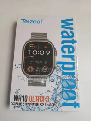 Telzeal Wh10 Ultra 3 Smartwatch With 3 Pairs Strap.