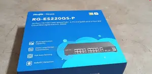 Rg-Es220gs-P: 20-Port Gigabit Smart-Cloud-Managed Poe Switch
