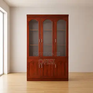 3-Door Wooden Office Cabinet