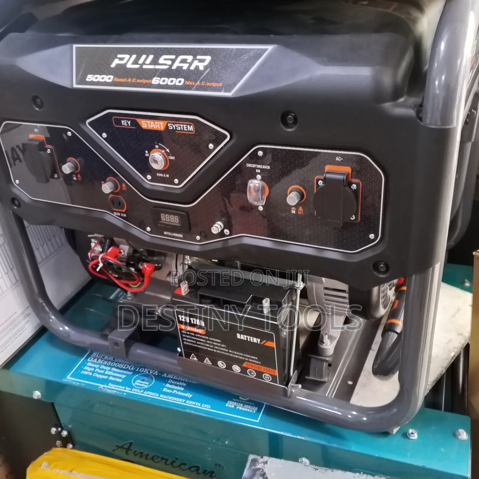 6.0kva Generator/Pulsar Gasoline Generator Key Start
