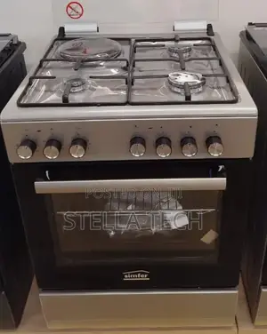 60*60 Von Simfer 3+1 Standing Cooker With Gas Sensor and Food Warmer