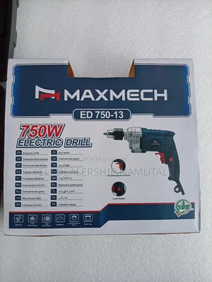 Maxmech 750w Electric Drill 13mm/Heavy Duty Variable Speed Power Drill