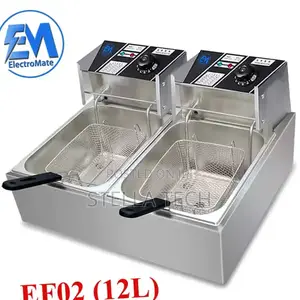 Electromate Double Deep Fryer