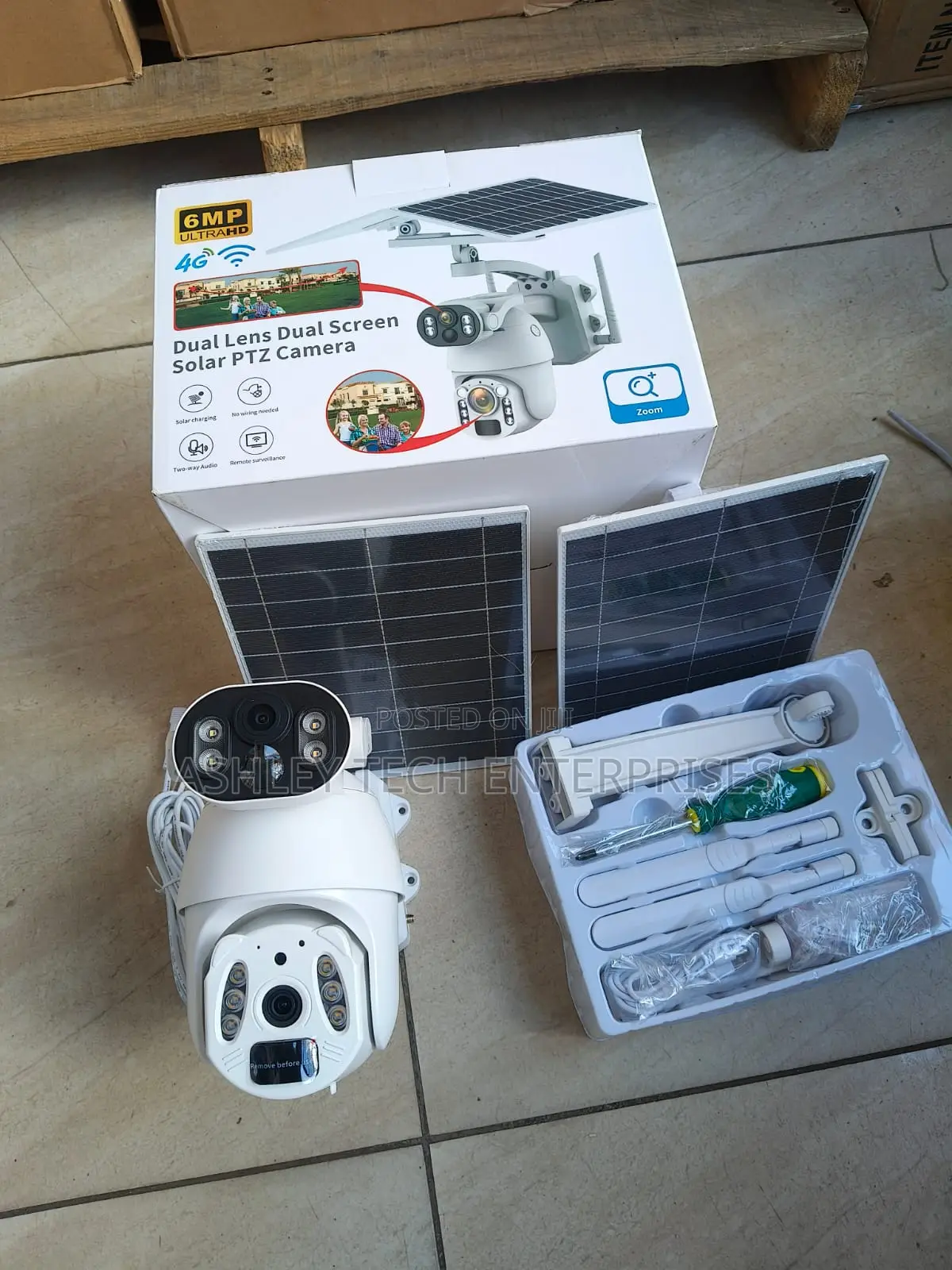 Pro Edition Ubox 6mp 4g Solar Camera – Ai Human Detection