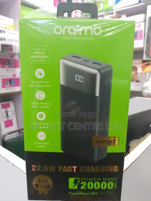 Oraimo 20000 Mah 22.5w Fast Charging Power Bank