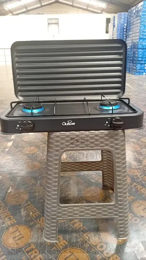 Olelon 2 Burner Gas Stove Cooker With Cover Lid Anmak