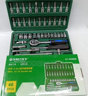 46pcs Professional Socket Wrench Tool Set