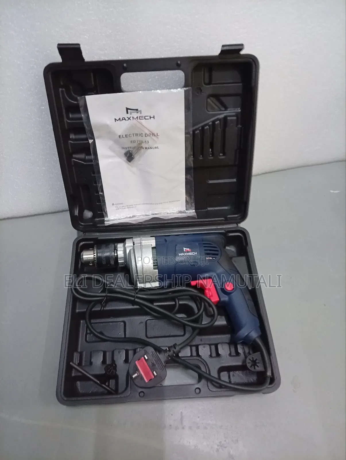 Maxmech Electric Drill Machine With Carry Case – 750w Variable Speed