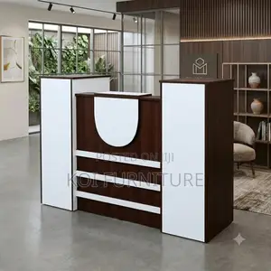 Reception Desk; 1600mm Wooden Office Reception Table