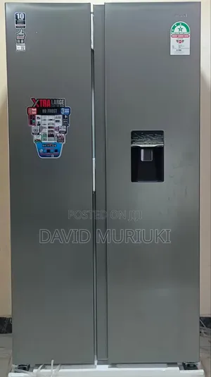 Mika 442l Side-by-Side No Frost Refrigerator With Water Dispenser.