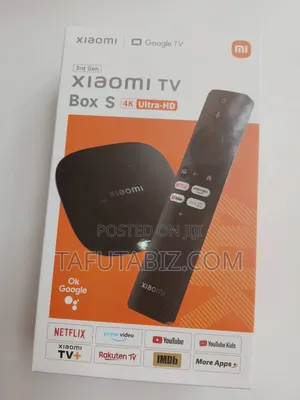 Xiaomi Tv Box S ( 3rd Gen) Ultra -Hd Streaming Media Player.