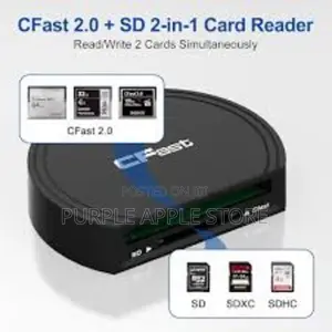 2 in 1 Cfast 2.0-Sd Card Reader